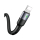 Kabel USAMS Kabel pleciony lightning 1m 2A Fast Charging czarny
